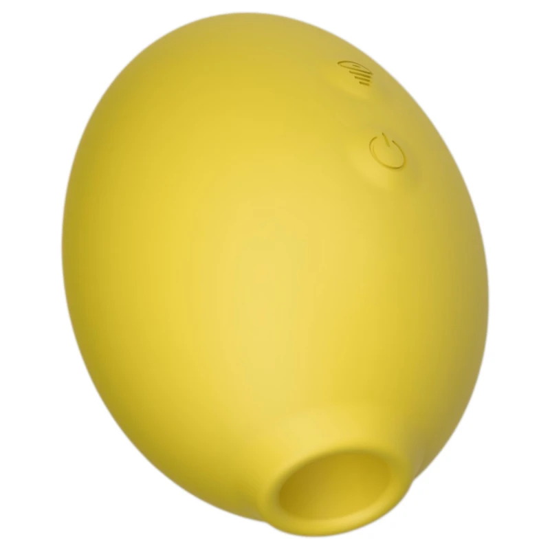 Lemon Squeeze - citrom formájú csiklószívó vibrátor (sárga): 7 866 Ft