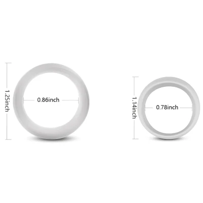 2in1 makk tréning- és késleltetőgyűrű a korai magömlés ellen (2 db)