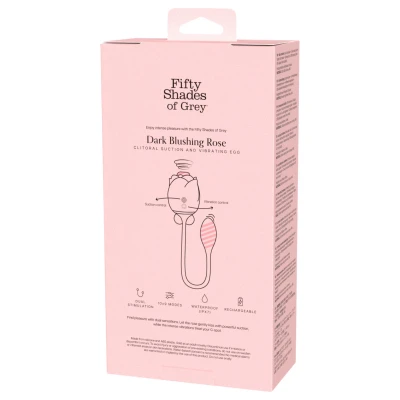 A szürke ötven árnyalata Dark Blushing Rose - csiklószívó, vibrotojás