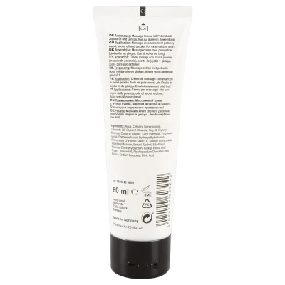 Acél erekció - ápoló péniszkrém Muira Puamával (80 ml)