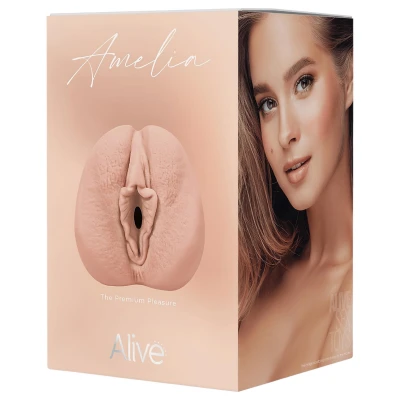 Alive Amelia S - műpunci maszturbátor férfiaknak (testszínű)