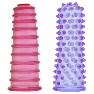 All Time Favorites - pink-lila ujjmandzsetta szett csiklóizgatáshoz (2 db)