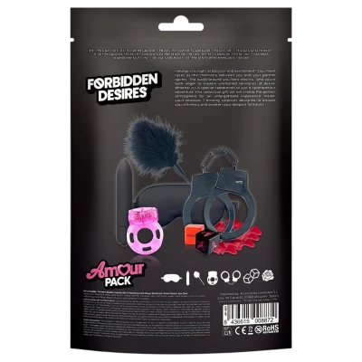 Amour Pack Forbidden Desires - kezdő szett vibrátorral - 7 részes