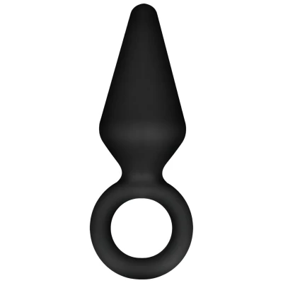 Anal Adventures Platinum S - anál plug (fekete) - kicsi