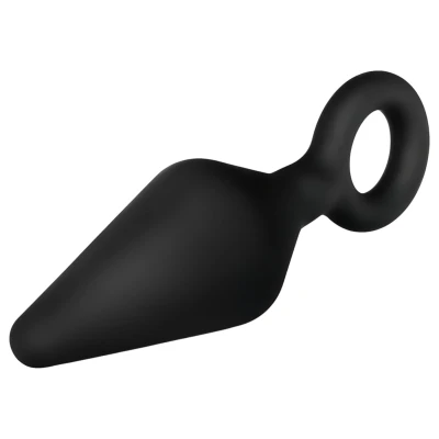 Anal Adventures Platinum S - anál plug (fekete) - kicsi