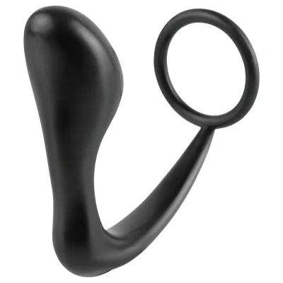Pipedream - analfantasy ass-gasm - anál plug péniszgyűrűvel (fekete)