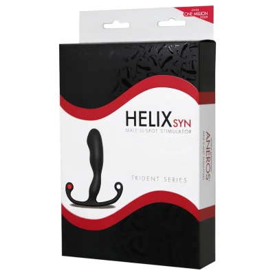 Aneros Trident Helix - prosztata masszírozó dildó férfiaknak (fekete)