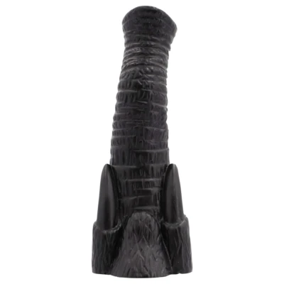 AnimHole Djumbo - elefánt ormány dildó - 18 cm (fekete)