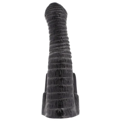 AnimHole Djumbo - elefánt ormány dildó - 18 cm (fekete)