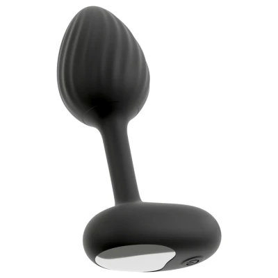 ANOS - vibrációs anál plug szett (fekete)