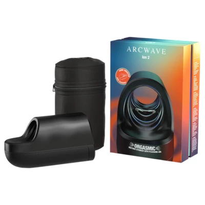 Arcwave Ion 2 - léghullámos maszturbátor férfiaknak (fekete)