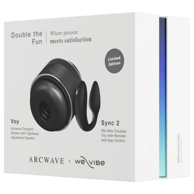 Arcwave Voy és We-Vibe Sync 2 - Double the Fun szett (fekete)