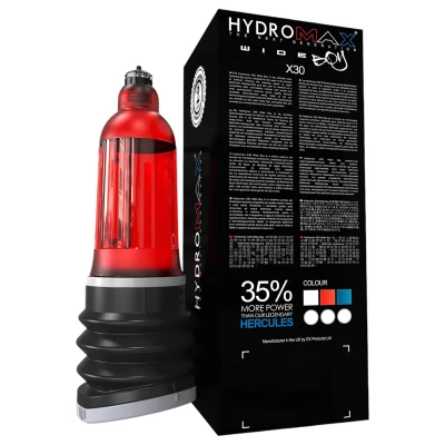 Bathmate Hydromax 7 Wide - hidro péniszpumpa (piros)