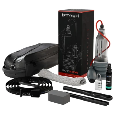 Bathmate HydroXtreme 8 - hidro péniszpumpa szett (átlátszó)