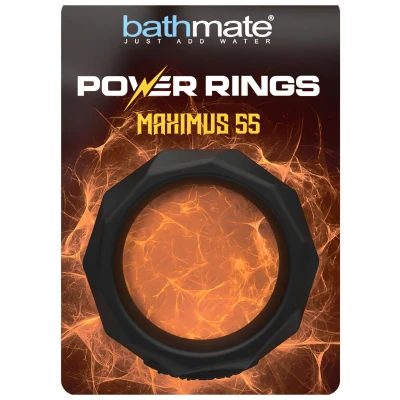 Bathmate Maximus 55 - szilikon péniszgyűrű (fekete)