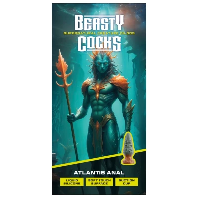 Beasty Cocks Atlantis - análplug (zöld)