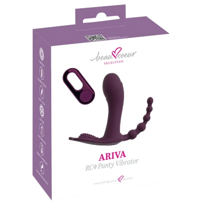 Beau Coeur Ariva - hordható 3in1 bugyivibrátor nőknek (lila)