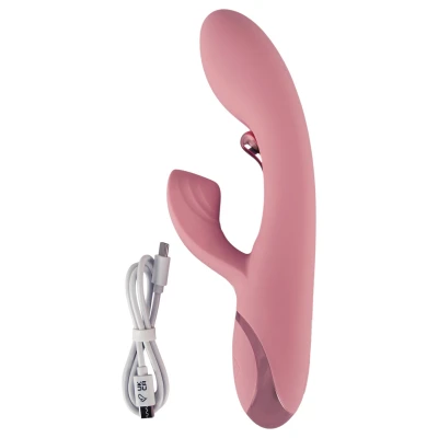 Beau Coeur Avenor - nyelves, csiklókaros G-pont vibrátor (pink)