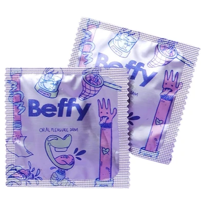 Beffy - ultravékony latex nyalókendő orális szexhez (2 db)