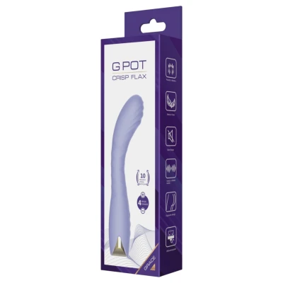 Biu-Biu - hajlított G-pont vibrátor (lila)