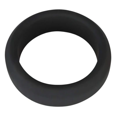 Black Velvets - vastagfalú péniszgyűrű (3,8 cm, fekete)