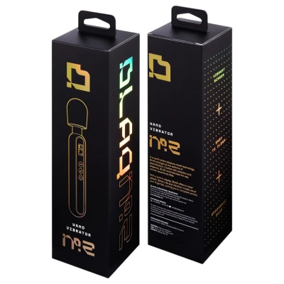 BLAQ - digitális wand masszírozó vibrátor (fekete)