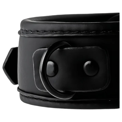 Blaze - nyakörv és póráz, bondage szett (fekete)
