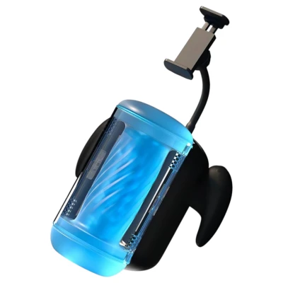 BLOWCAST Wingman Lite - automata gamer maszturbátor (kék)