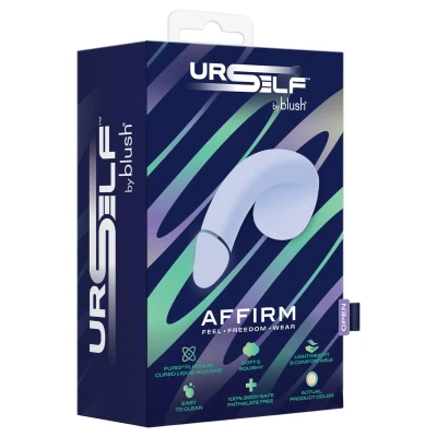 Blush UrSelf Affirm - élethű packer testszínű műpénisz (13 cm)