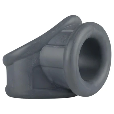 Boners 2in1 - péniszgyűrű és herenyújtó gyűrű (szürke)