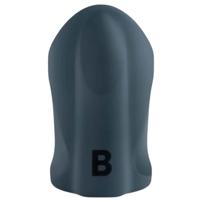 Boners - akkus, rezgő nyitott maszturbátor férfiaknak (szürke)