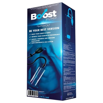 Boost PSX04 - kézi péniszpumpa mérőskálával (átlátszó) - 22 cm