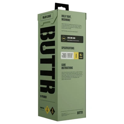 BUTTR Caterpiller - óriás anál plug (fekete) - 29 cm