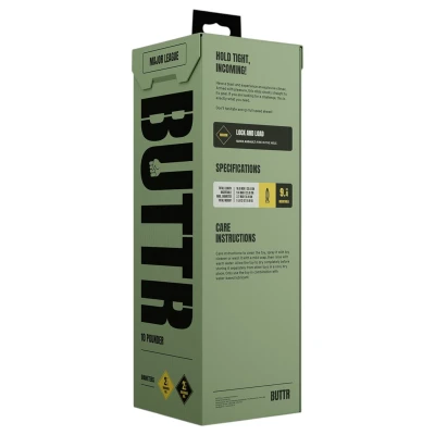 BUTTR Huge Explosive II - óriás anál plug (fekete) - 29 cm