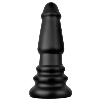 BUTTR Tactical II - óriás anál plug (fekete) - 26 cm