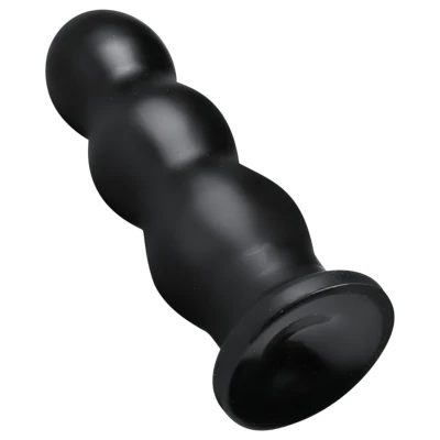 BUTTR Tactical III - tapadókorongos dildó (fekete)