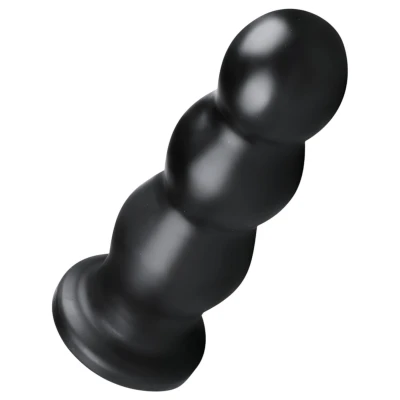 BUTTR Tactical III - tapadókorongos dildó (fekete)
