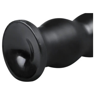 BUTTR Tactical III - tapadókorongos dildó (fekete)