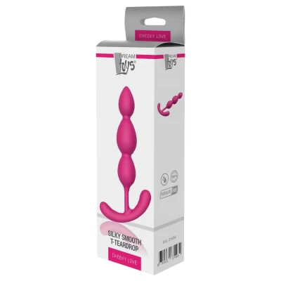 Cheeky Love - gyöngyös anál plug kezdőknek (pink)