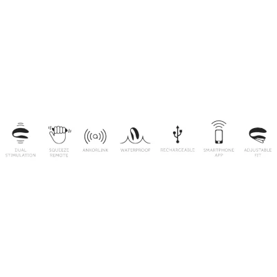 We-Vibe Chorus hands-free pár-vibrátor Squeeze Remote-tal (Pink)