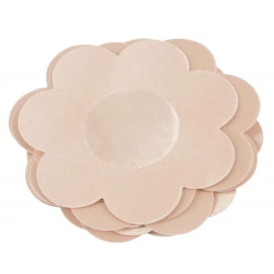 Cottelli Nipple Cover - virág mellbimbó tapasz (natúr, 12 db)
