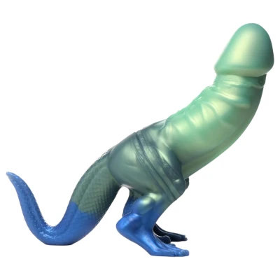 Creature Cocks Jurassic Cock - dinoszaurusz dildó (zöld)