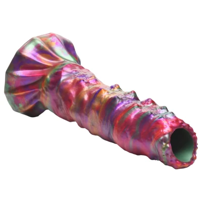 Creature Cocks Larva - ovipozitor űrlény dildó (szivárvány)