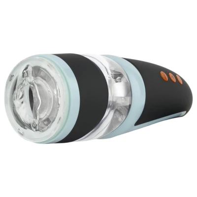CRUIZR CP02 - forgó vibráló maszturbátor férfiaknak (fekete)