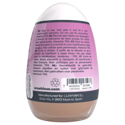 Crushious Ezy Egg The Skilled - maszturbátor tojás férfiaknak (testszínű)