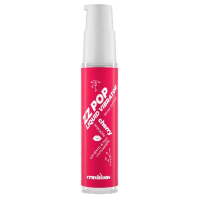 Crushious ZZ POP - ehető folyékony vibrátor, cseresznye (10ml)