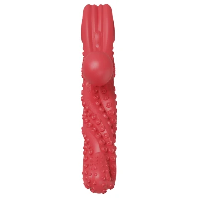 Monster Fuck - csiklókaros polipkar vibrátor (piros)