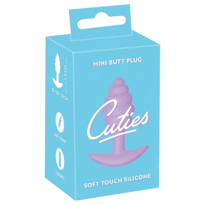 Cuties Mini Butt Plug - szilikon anál plug (lila)
