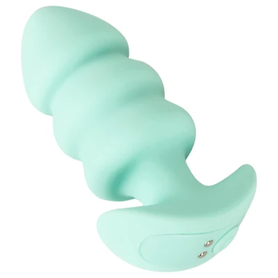 Cuties Mini - gömbös vibrációs anál plug (zöld)