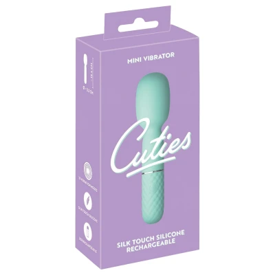 Cuties - mini wand masszírozó vibrátor, csiklóizgató (menta)